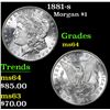 Image 1 : 1881-s Morgan Dollar $1 Grades Choice Unc