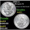 Image 1 : 1881-o Morgan Dollar $1 Grades Select+ Unc