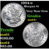 Image 1 : 1904-o Morgan Dollar $1 Grades Choice+ Unc