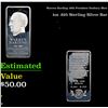 Image 1 : Warren Harding 29th President Danbury Mint 1oz .925 Fine Sterling Silver Bar