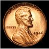 Image 2 : 1946-p Lincoln Cent 1c Grades Choice+ Unc RD