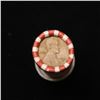 Image 3 : Mixed small cents 1c orig shotgun roll, 1918-d Wheat Cent, 1899 Indian Cent other end