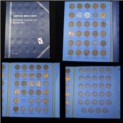 Partial Lincoln cent book 1941-1960, 51 coins . .