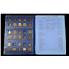 Image 4 : Partial Lincoln cent book 1909-1940 45 US coins + 5 Canadian . .