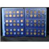 Image 5 : Partial Lincoln cent book 1909-1940 45 US coins + 5 Canadian . .