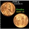 Image 1 : 1946-p Lincoln Cent 1c Grades Select+ Unc RD