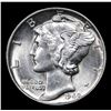 Image 2 : 1940-p Mercury Dime 10c Grades Choice AU/BU Slider