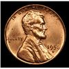 Image 2 : 1958-d Lincoln Cent 1c Grades Choice+ Unc RD