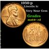 Image 1 : 1950-p Lincoln Cent 1c Grades Choice+ Unc RD