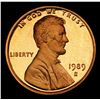 Image 2 : 1989-s Lincoln Cent 1c Grades Gem++ Proof Red Deep cameo
