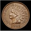 Image 2 : 1901 Indian Cent 1c Grades Choice AU/BU Slider