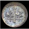 Image 3 : 1968-p Rainbow Toned Roosevelt Dime 10c Grades Choice Unc