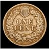 Image 3 : 1880 Indian Cent 1c Grades xf