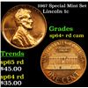 Image 1 : 1967 Special Mint Set Lincoln Cent 1c Grades Special Mint set