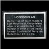Image 3 : Flags of the American Revolution Hopkins Flag .8 oz .925 Sterling Silver Bar Grades
