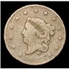 Image 2 : 1817 Coronet Head Large Cent 1c Grades vg+