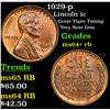 Image 1 : 1929-p Lincoln Cent 1c Grades Choice+ Unc RB