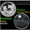 Image 1 : America In Space First Alsep Lunar Surface Experiments 1oz. .925 Sterling Silver Round Grades