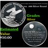 Image 1 : America In Space Aid To Long-Range Weather Forecasting 1oz. .999 Silver Round Grades