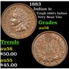 Image 1 : 1883 Indian Cent 1c Grades Choice AU/BU Slider