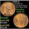 Image 1 : 1926-p Lincoln Cent 1c Grades Choice+ Unc RB