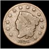 Image 2 : 1826 Coronet Head Large Cent 1c Grades vg+