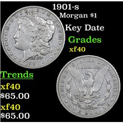 1901-s Morgan Dollar $1 Grades xf