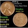 Image 1 : 1916-p Lincoln Cent 1c Grades Choice+ Unc BN