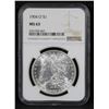 Image 2 : NGC 1904-o Morgan Dollar $1 Graded ms63 By NGC