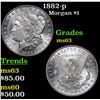 Image 1 : 1882-p Morgan Dollar $1 Grades Select Unc