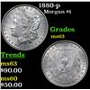 Image 1 : 1880-p Morgan Dollar $1 Grades Select Unc