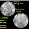 Image 1 : 1879-p Morgan Dollar $1 Grades Select Unc