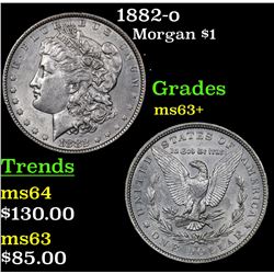 1882-o Morgan Dollar $1 Grades Select+ Unc