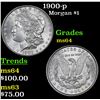 Image 1 : 1900-p Morgan Dollar $1 Grades Choice Unc