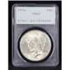 Image 2 : PCGS 1926-p Peace Dollar $1 Graded ms63 By PCGS