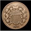 Image 2 : 1871 Two Cent Piece 2c Grades vf++