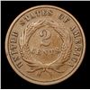 Image 3 : 1871 Two Cent Piece 2c Grades vf++