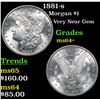 Image 1 : 1881-s Morgan Dollar $1 Grades Choice+ Unc