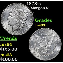 1878-s Morgan Dollar $1 Grades Select+ Unc