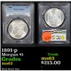Image 1 : PCGS 1891-p Morgan Dollar $1 Graded ms62 By PCGS