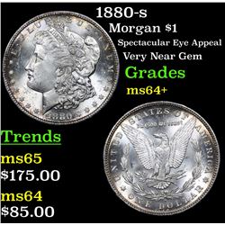 1880-s Morgan Dollar $1 Grades Choice+ Unc
