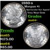 Image 1 : 1880-s Morgan Dollar $1 Grades Choice+ Unc