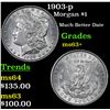 Image 1 : 1903-p Morgan Dollar $1 Grades Select+ Unc