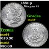 Image 1 : 1881-p Morgan Dollar $1 Grades Select+ Unc