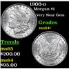 Image 1 : 1900-o Morgan Dollar $1 Grades Choice+ Unc