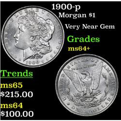 1900-p Morgan Dollar $1 Grades Choice+ Unc