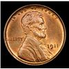 Image 2 : 1911-p Lincoln Cent 1c Grades Choice+ Unc RB