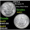 Image 1 : 1884-p Morgan Dollar $1 Grades Choice+ Unc