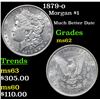 Image 1 : 1879-o Morgan Dollar $1 Grades Select Unc