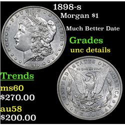 1898-s Morgan Dollar $1 Grades Unc Details